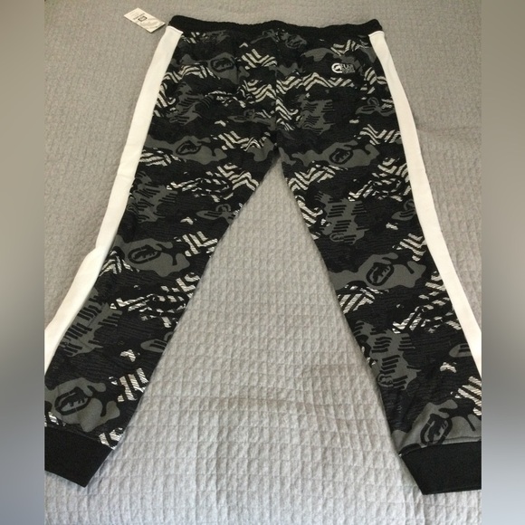Ecko Unlimited Black/White/Gray Sweatpants Size 3XL EO31G632 - Picture 6 of 9